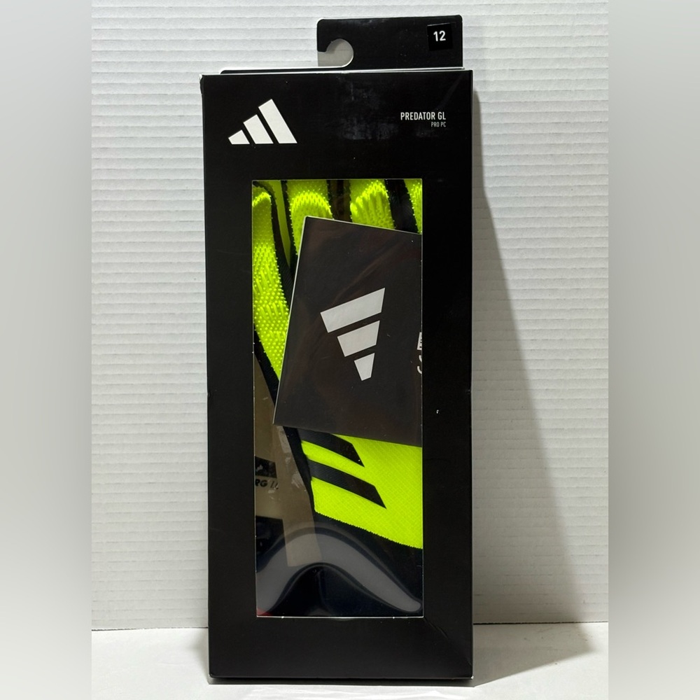 Size 12 ADIDAS PREDATOR GL PRO PC Men’s Soccer Goalkeeper GK  Gloves IQ4024